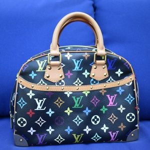 Authentic Louis Vuitton Trouville Multi Color